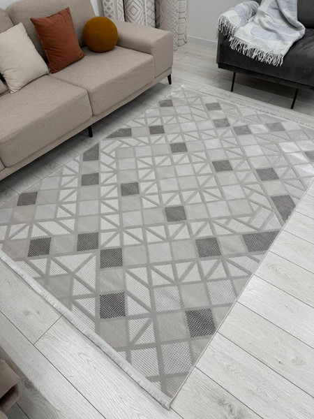 Изображение товара Ковер Radjab Carpet Моника Прямоугольник MC 367A / 12615RK (2.4x3.4, Beige)