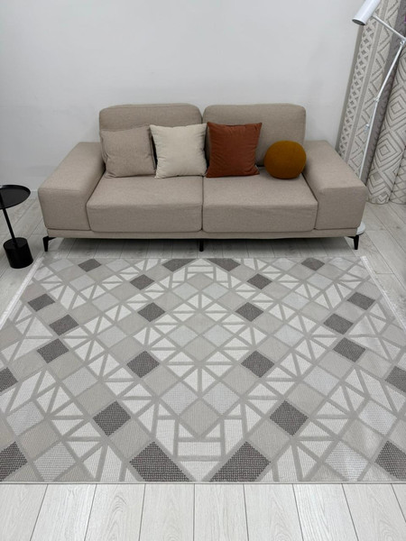 Изображение товара Ковер Radjab Carpet Моника Прямоугольник MC 367A / 12615RK (2.4x3.4, Beige)