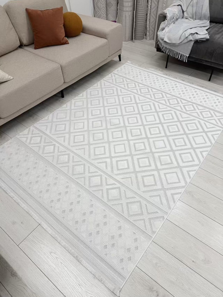Изображение товара Ковер Radjab Carpet Моника Прямоугольник MC 449A / 12672RK (2x4, Cream)