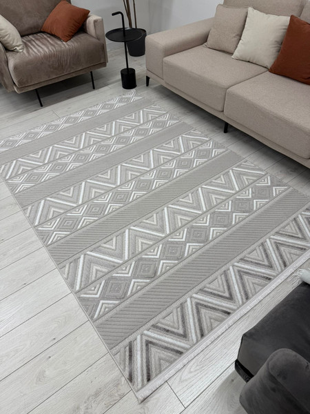 Изображение товара Ковер Radjab Carpet Моника Прямоугольник MC 357A / 12605RK (2x2.9, Beige)