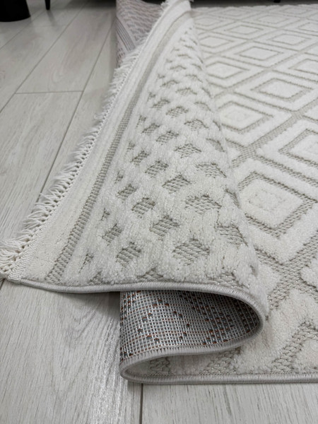 Изображение товара Ковер Radjab Carpet Поло Прямоугольник PL 200 / 12511RK (1.6x3, Cream)