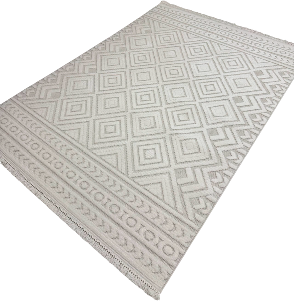 Изображение товара Ковер Radjab Carpet Поло Прямоугольник PL 234 / 12509RK (1.6x3, Cream)