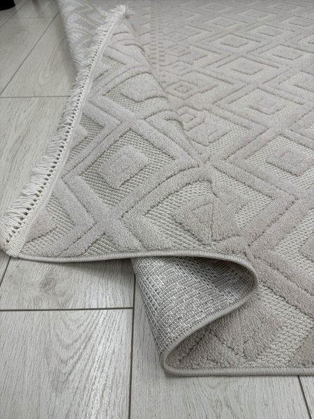 Изображение товара Ковер Radjab Carpet Поло Прямоугольник EN 268 / 12515RK (1.6x3, Beige)