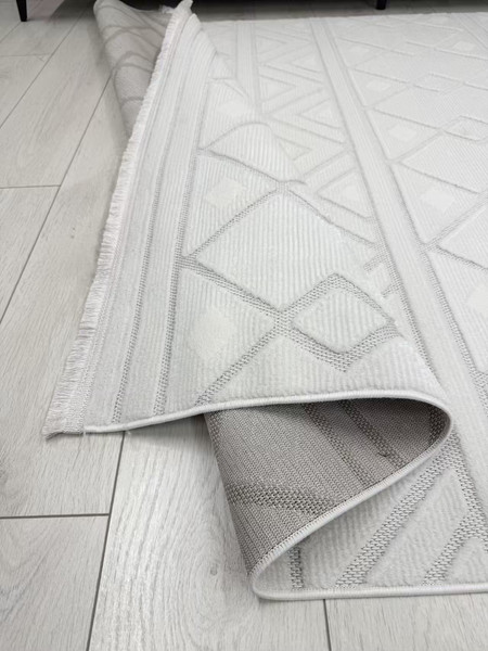 Изображение товара Ковер Radjab Carpet Моника Прямоугольник MC 450A / 12657RK (1.6x3, Cream)