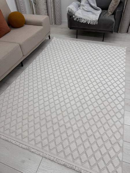 Изображение товара Ковер Radjab Carpet Поло Прямоугольник PL 246 / 12488RK (1.6x2.3, Cream)