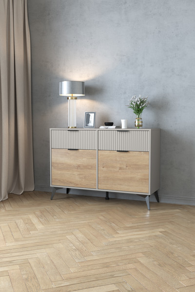 Изображение товара Тумба Anrex Asti 2D2S (персидский жемчуг/мадура/амарок)