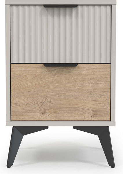 Изображение товара Прикроватная тумба Anrex Asti 2S (персидский жемчуг/мадура/амарок)