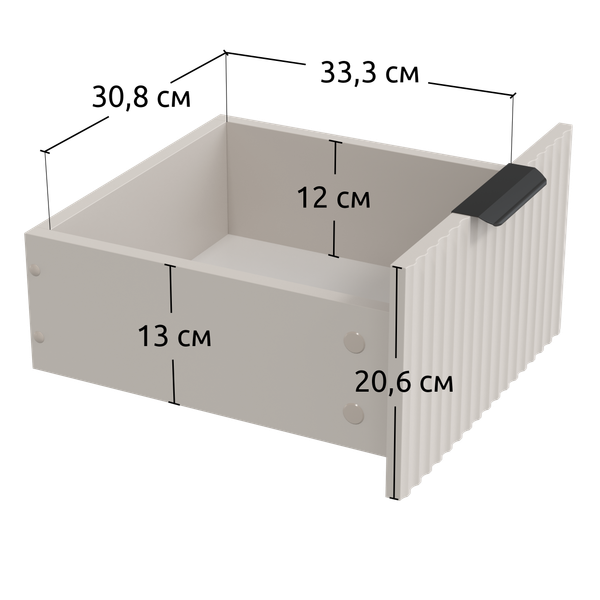 Изображение товара Прикроватная тумба Anrex Asti 2S (персидский жемчуг/мадура/амарок)