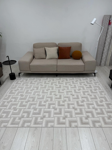 Изображение товара Ковер Radjab Carpet Поло Прямоугольник EN 204 / 12493RK (1.6x2.3, Cream Beige)