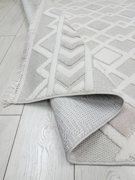 Изображение товара Ковер Radjab Carpet Поло Прямоугольник EN 256 / 12494RK (1.6x2.3, Cream Beige)