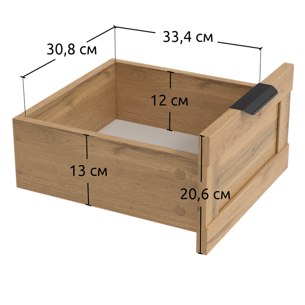 Изображение товара Прикроватная тумба Anrex Mone 2S (дуб вотан)