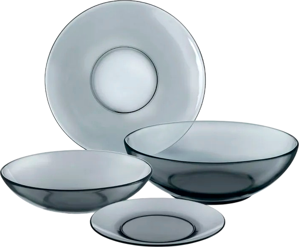 Изображение товара Набор тарелок Appetite Basilico Grey 19BGREY