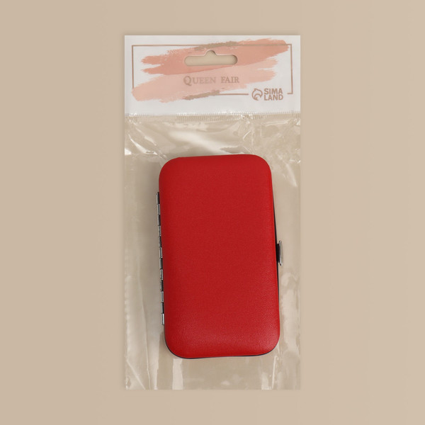 Изображение товара Набор для маникюра Queen Fair 4103604 (красный)