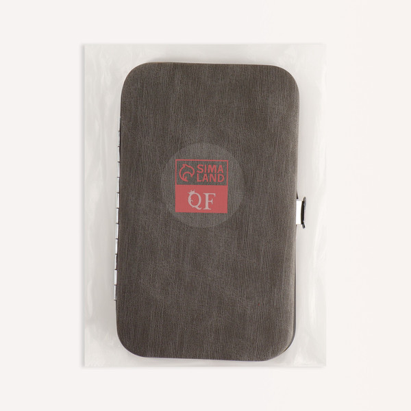 Изображение товара Набор для маникюра Queen Fair 9704741 (серый/черный)