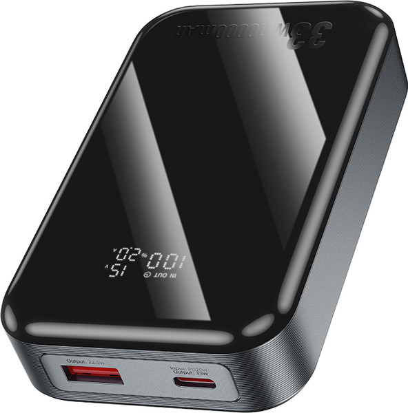 Изображение товара Портативное зарядное устройство Hoco Q30 10000mAh (металлик)