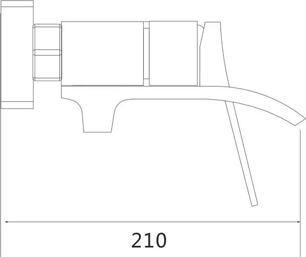 Изображение товара Смеситель Shevanik S4102T (черный)