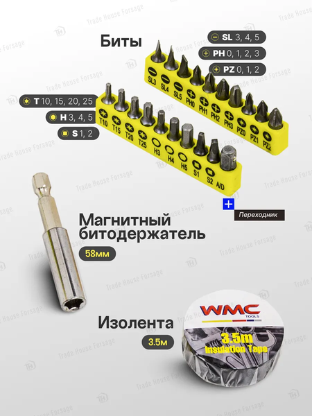 Изображение товара Универсальный набор инструментов WMC Tools WMC-20120 (56847)
