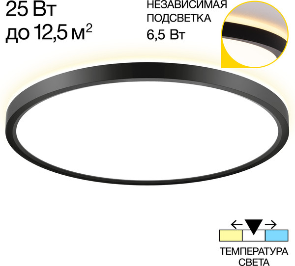 Изображение товара Потолочный светильник Citilux Norma CL749321 (черный)