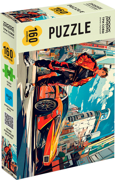 Изображение товара Пазл Три совы Стритрейсер / ПК160_64410 (160эл)