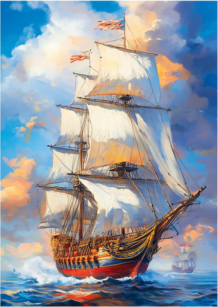 Изображение товара Пазл Три совы Парусник / ПК260_64418 (260эл)