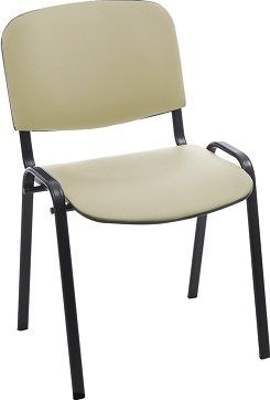 Изображение товара Стул офисный Helmi Изо HL-F01 / 359861 (черный/кожзам бежевый)