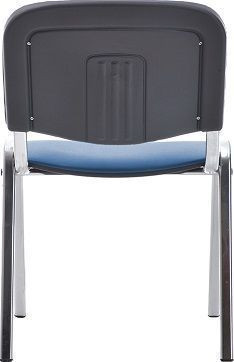 Изображение товара Стул офисный Helmi Изо HL-F01 / 359860 (хром/кожзам синий)