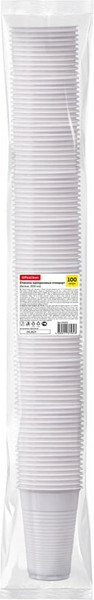 Изображение товара Набор одноразовых стаканов OfficeClean 321675 (100шт)