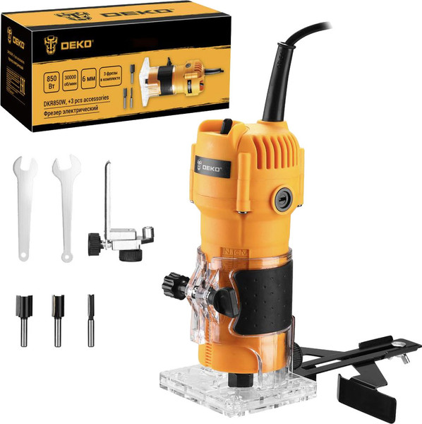 Изображение товара Фрезер Deko DKR850W + набор фрез 083-1097