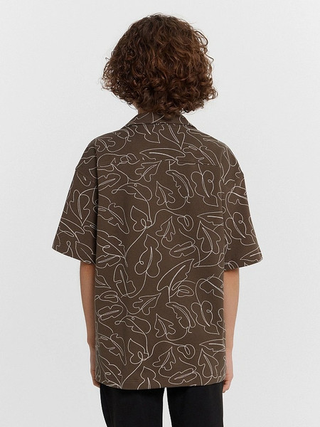 Изображение товара Рубашка детская Mark Formelle 113445 (р.128-64, абстракция на табаке)