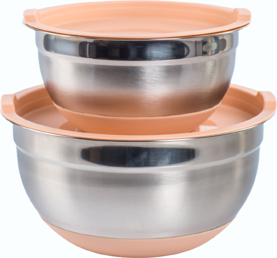 Изображение товара Набор мисок Attribute Scandinavia ASK048 (2шт, с крышками)