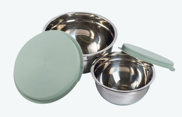 Изображение товара Набор мисок Attribute Scandinavia ASK048 (2шт, с крышками)