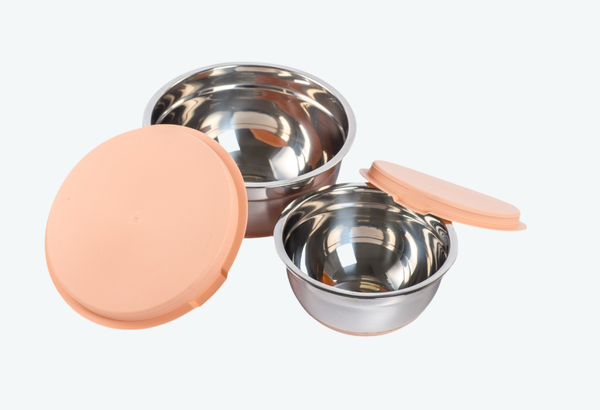 Изображение товара Набор мисок Attribute Scandinavia ASK048 (2шт, с крышками)