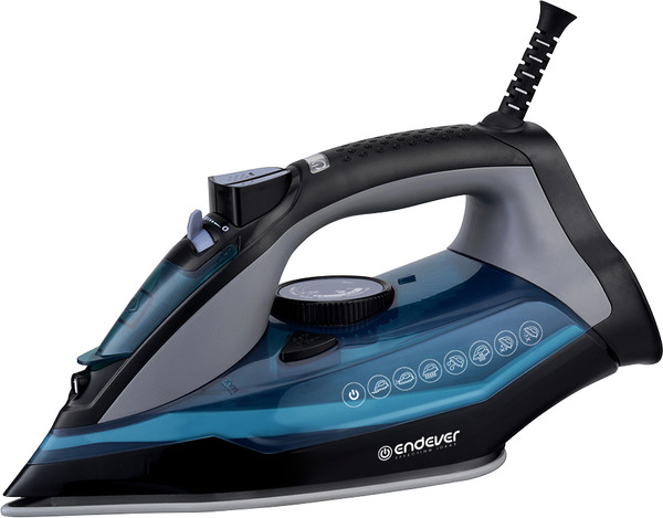 Изображение товара Утюг Endever Delta-234 (черный/лазурно-синий)