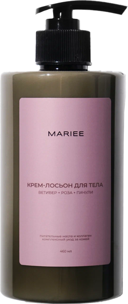 Изображение товара Крем для тела Mariee Ветивер+роза+пачули (460мл)