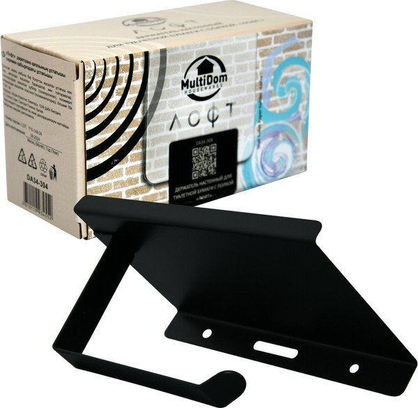 Изображение товара Держатель для туалетной бумаги Мультидом Лофт DA34-304