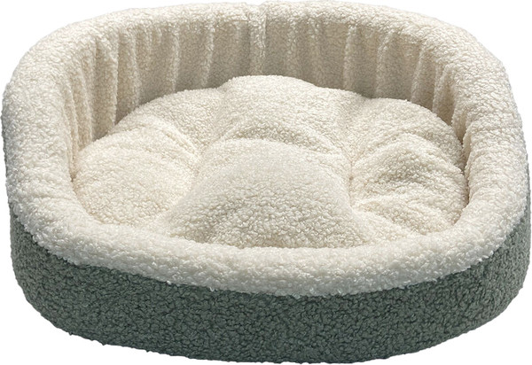 Изображение товара Лежанка для животных Homepet Барашек №1 / 89205 (зеленый/кремовый)