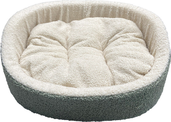 Изображение товара Лежанка для животных Homepet Барашек №2 / 89206 (зеленый/кремовый)