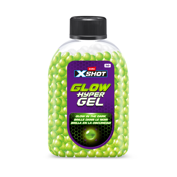 Изображение товара Бластер игрушечный Zuru X-Shot Hypergel. Glow In The Dark. Найтстрайкер / 36782