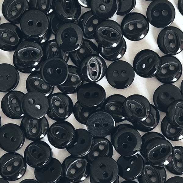 Изображение товара Набор пуговиц Sentex P-A1401 9/2 (100шт, черный)
