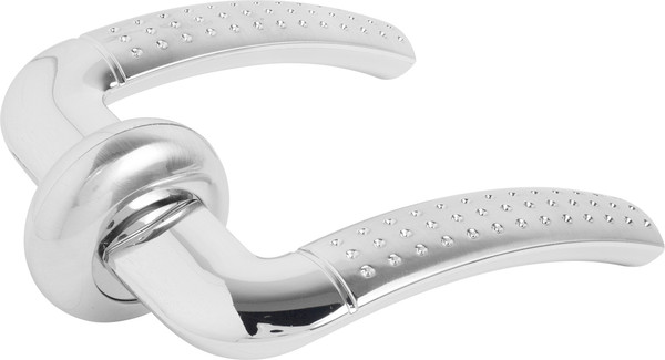 Изображение товара Ручка дверная Стандарт P26 SN/CP (никель матовый/хром)