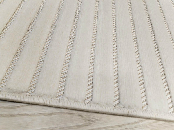 Изображение товара Ковер Radjab Carpet Сканди Сизаль Прямоугольник 10935A / 12189RK (3x4, Krem/Krem)