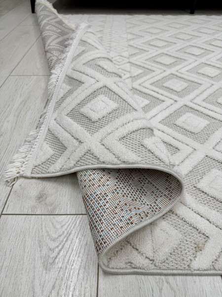 Изображение товара Ковер Radjab Carpet Поло Прямоугольник EN 268 / 12569RK (2.4x3.4, Cream)