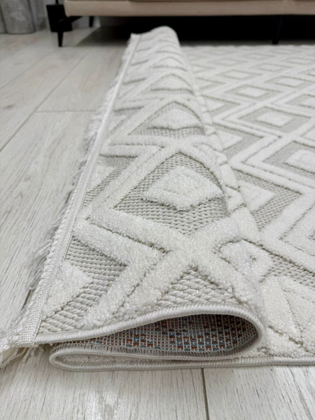 Изображение товара Ковер Radjab Carpet Поло Прямоугольник EN 268 / 12569RK (2.4x3.4, Cream)