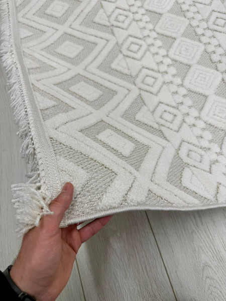Изображение товара Ковер Radjab Carpet Поло Прямоугольник EN 268 / 12554RK (2x4, Cream)