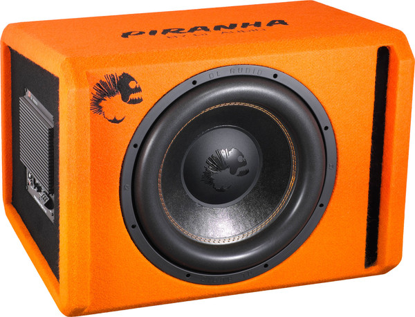 Изображение товара Корпусной активный сабвуфер DL Audio Piranha 15A V2 (оранжевый)