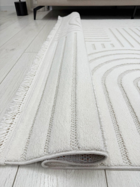 Изображение товара Ковер Radjab Carpet Поло Прямоугольник PL 255 / 12555RK (2x4, Cream)