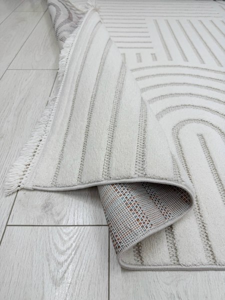 Изображение товара Ковер Radjab Carpet Поло Прямоугольник PL 255 / 12555RK (2x4, Cream)