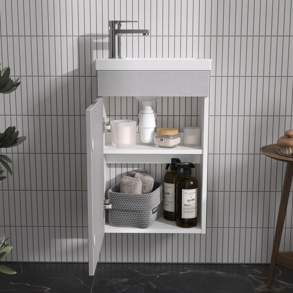 Изображение товара Тумба под умывальник Volna Vario Sf.40.1D Миранда (подвесная)