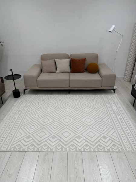 Изображение товара Ковер Radjab Carpet Поло Прямоугольник PL 234 / 12527RK (2x2.9, Cream)