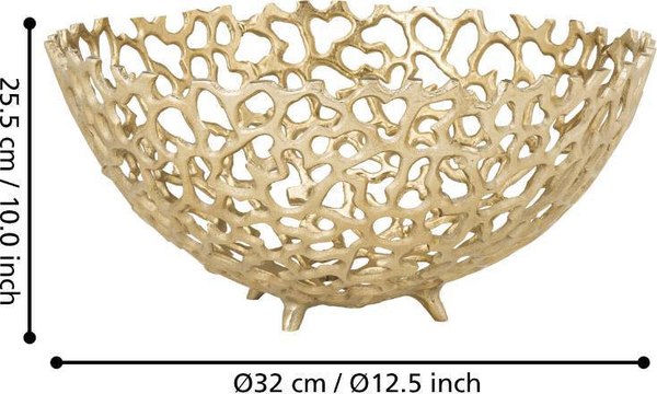 Изображение товара Декоративная тарелка Eglo Kimitsu 427497 (золото)